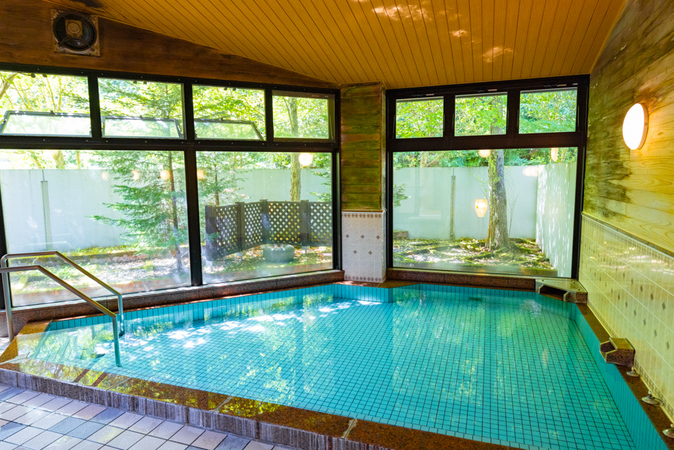 下山後は「せせらぎ荘」のお風呂で心も体もリフレッシュ！