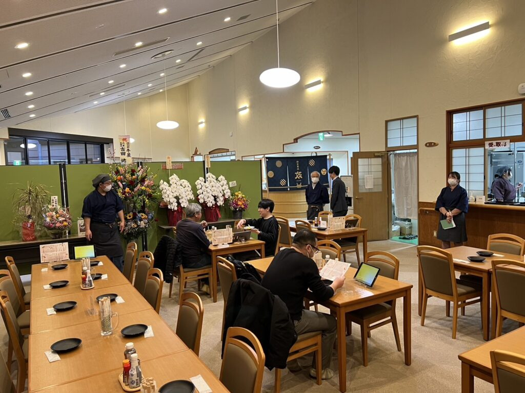みどりの里せせらぎ荘内お食事処